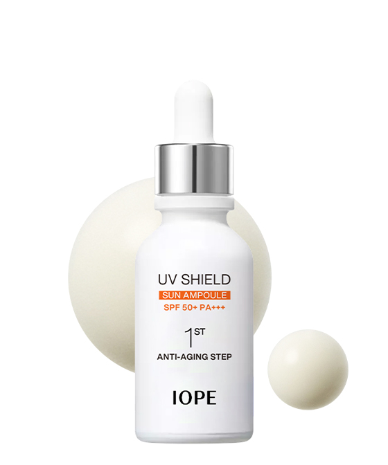 아이오페 스킨케어 UV 쉴드 선 앰플 3 - 피부장벽회복선크림, 저자극선앰플