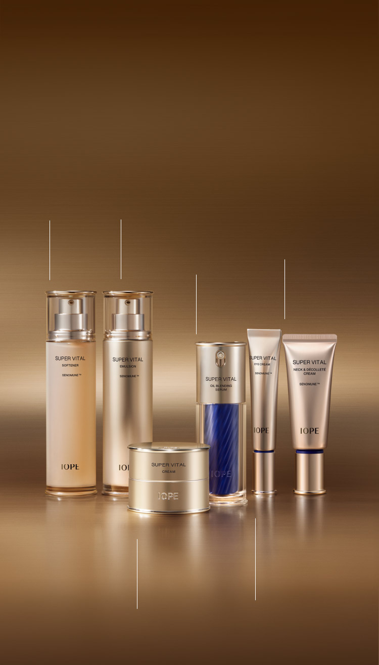 슈퍼바이탈 소프너 / 슈퍼바이탈 에멀전 / 슈퍼바이탈 오일 블렌딩 세럼 / 슈퍼바이탈 넥 앤 데콜테 크림 / 슈퍼바이탈 크림 / 슈퍼바이탈 아이크림