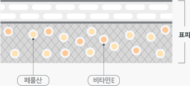 표피, 페룰산